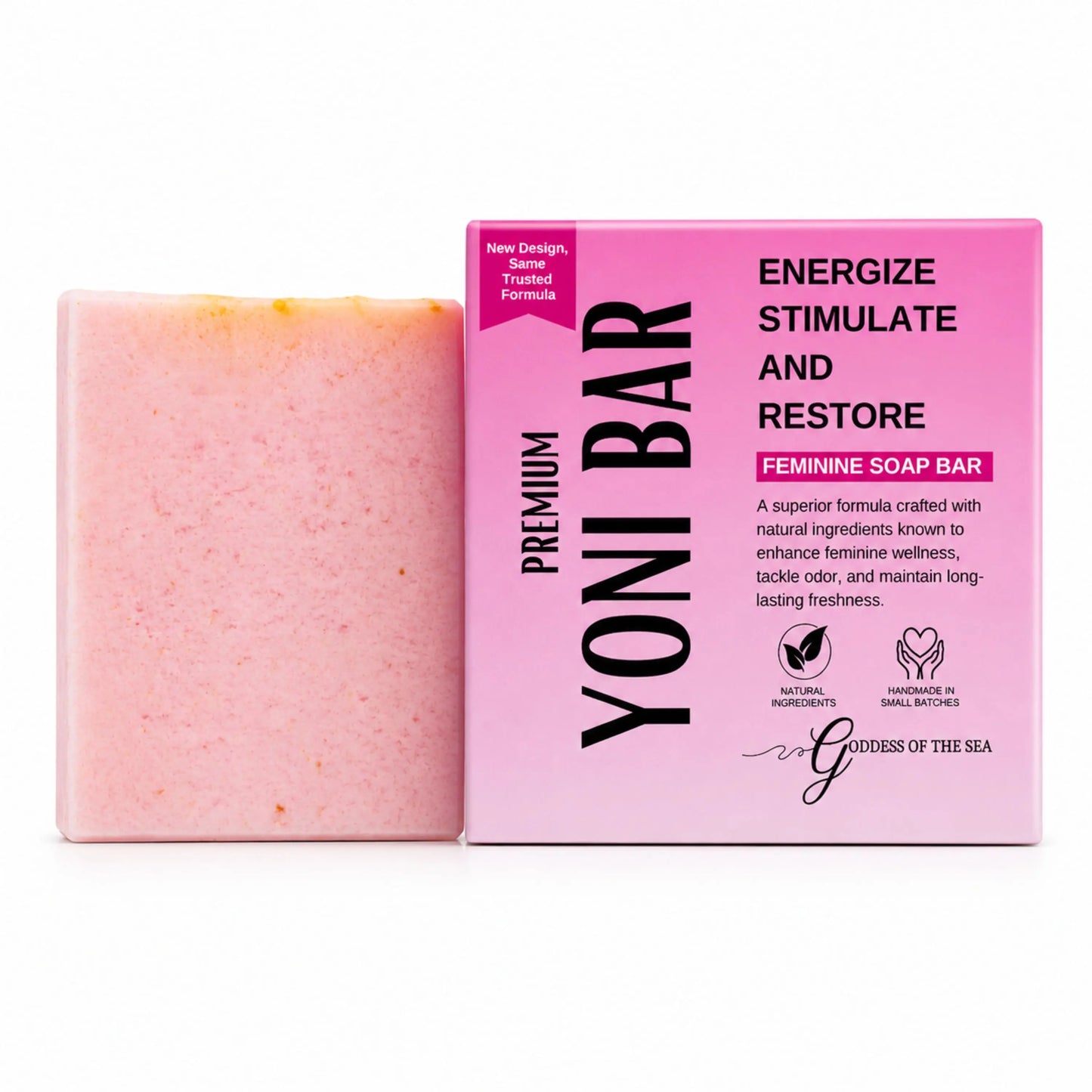 Natural Feminine pH Balance Soap Bar for Long-Lasting Odor Control & Freshness