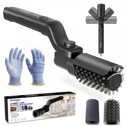 The Ultimate 2-in-1 Power Scrubber: Effortless Cleaning from Kitchen to BBQ