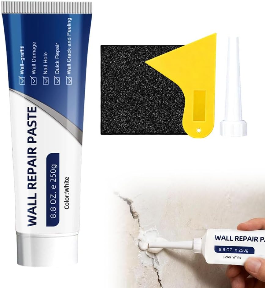 Fast Wall Repair Kit with Precision Scraper