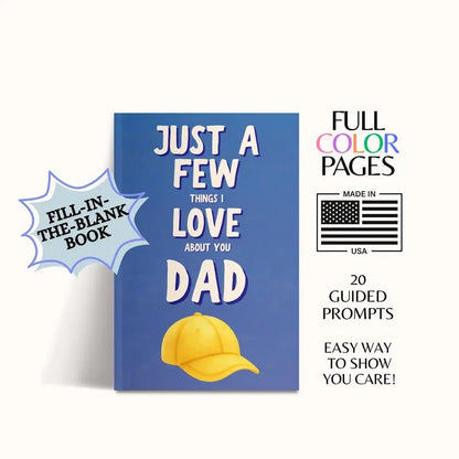 Dad's Memory Journal: 20 Guided Prompts for a Lasting Keepsake Gift Book