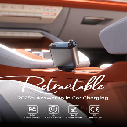 Ultimate 4-in-1 Retractable 84W Fast Car Charger