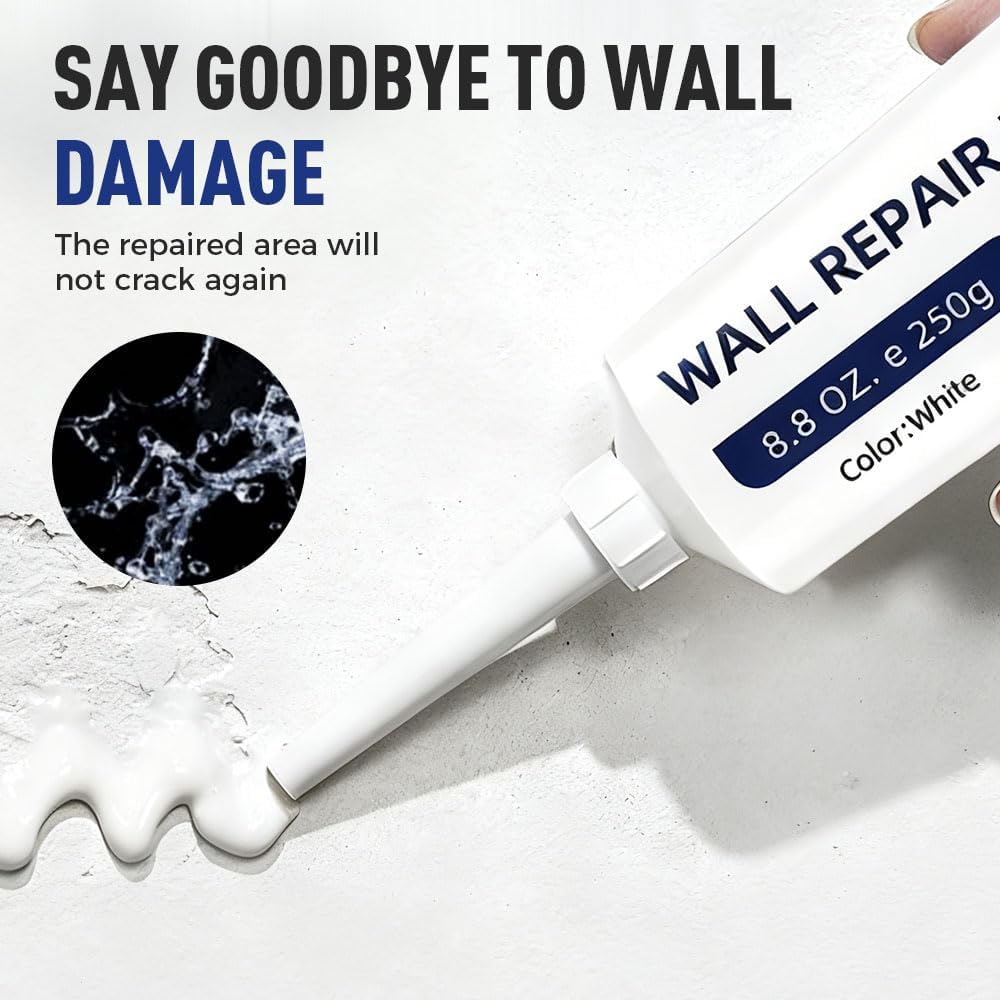 Fast Wall Repair Kit with Precision Scraper