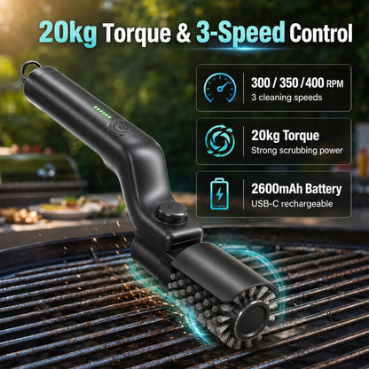 The Ultimate 2-in-1 Power Scrubber: Effortless Cleaning from Kitchen to BBQ