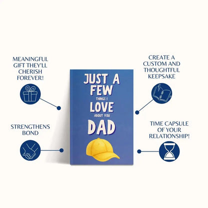 Dad's Memory Journal: 20 Guided Prompts for a Lasting Keepsake Gift Book
