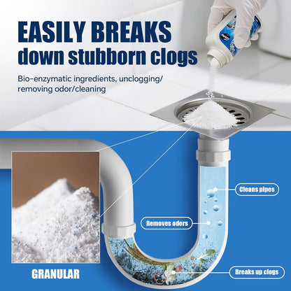 Dissolve Deep Clogs Fast – Pure Powder Power!