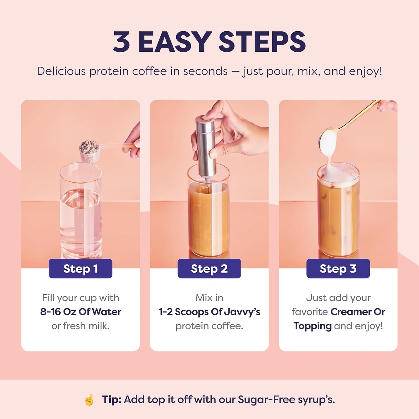STOP CHOOSING BETWEEN COFFEE AND PROTEIN