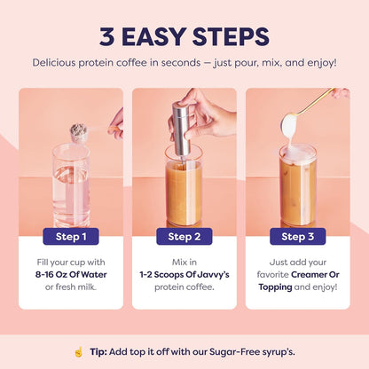 STOP CHOOSING BETWEEN COFFEE AND PROTEIN