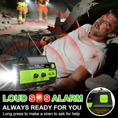 Never Lose Power: #1 Rated 4-in-1 Solar Emergency Radio