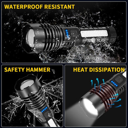 ULTRA-BRIGHT USB RECHARGEABLE FLASHLIGHT