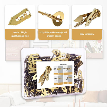 Hang Heavy Decor Instantly Without Drilling Any Wall Holes