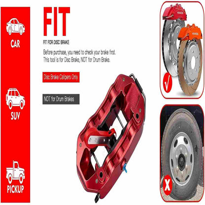 Professional 360° Ratchet Brake Caliper Piston Tool