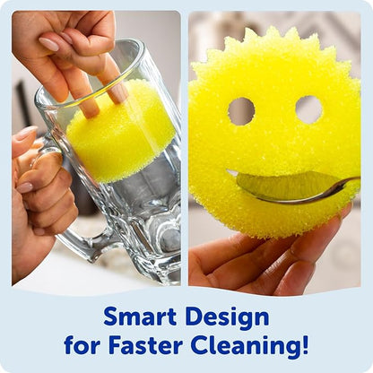 Next-Gen Temperature-Control Scrubbing Sponge: Soft in Warm Water, Firm in Cold