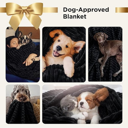 Premium Shaggy Ribbed Faux Fur Cozy Blanket