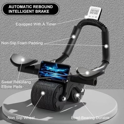 2026 Upgraded Ab Roller Wheel | Shred Belly Fat Faster With Automatic Rebound Control