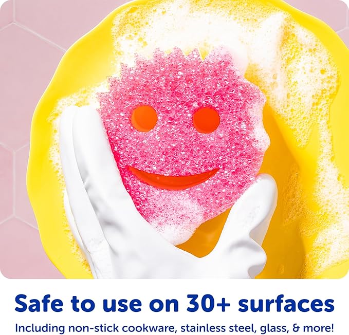 Next-Gen Temperature-Control Scrubbing Sponge: Soft in Warm Water, Firm in Cold