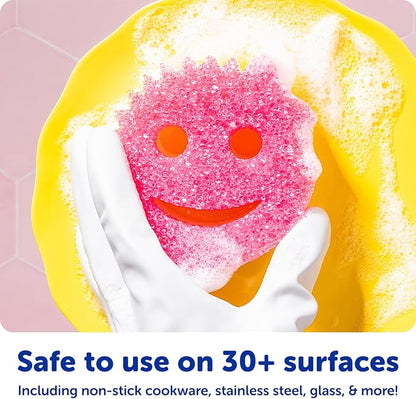 Next-Gen Temperature-Control Scrubbing Sponge: Soft in Warm Water, Firm in Cold