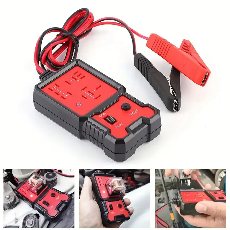 Quick 12V/24V Automotive Relay Tester – Instant Diagnostic Scan Tool