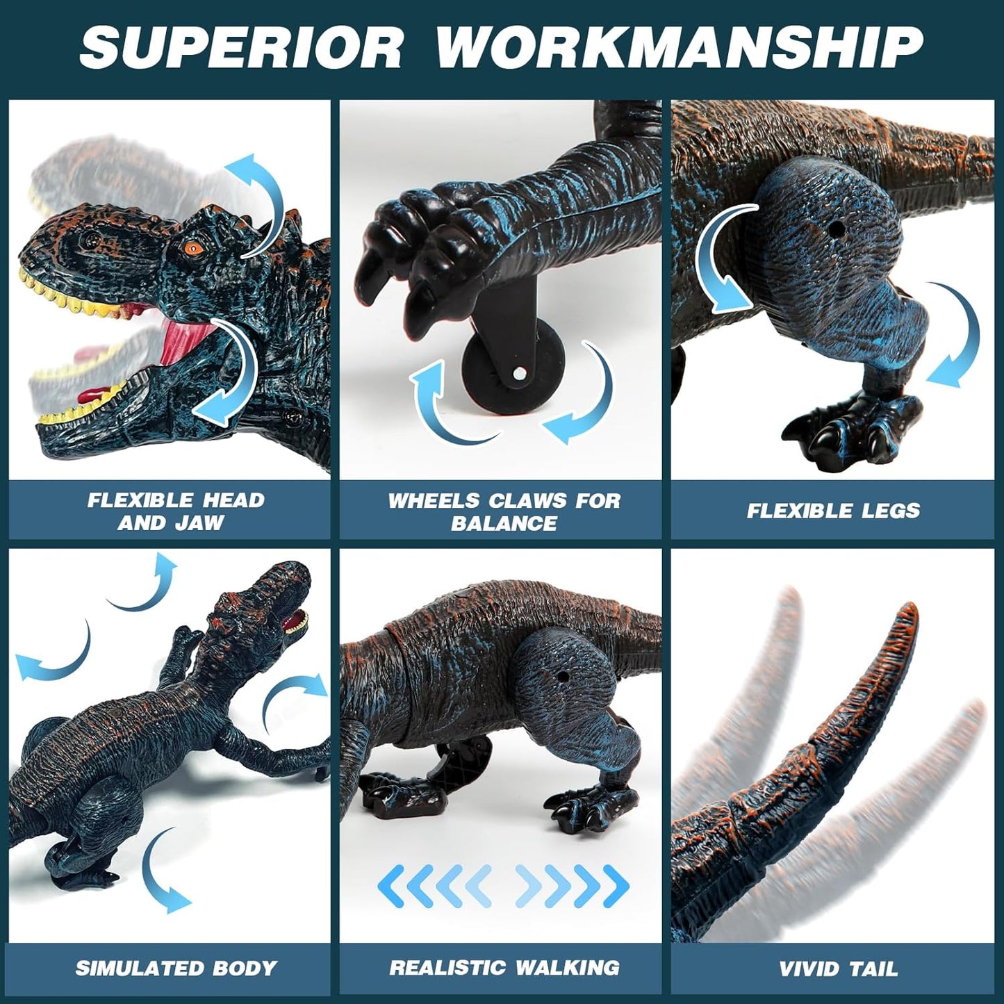 The Ultimate Remote-Control Dinosaur: Light Up the Wild with Epic Flame Spray