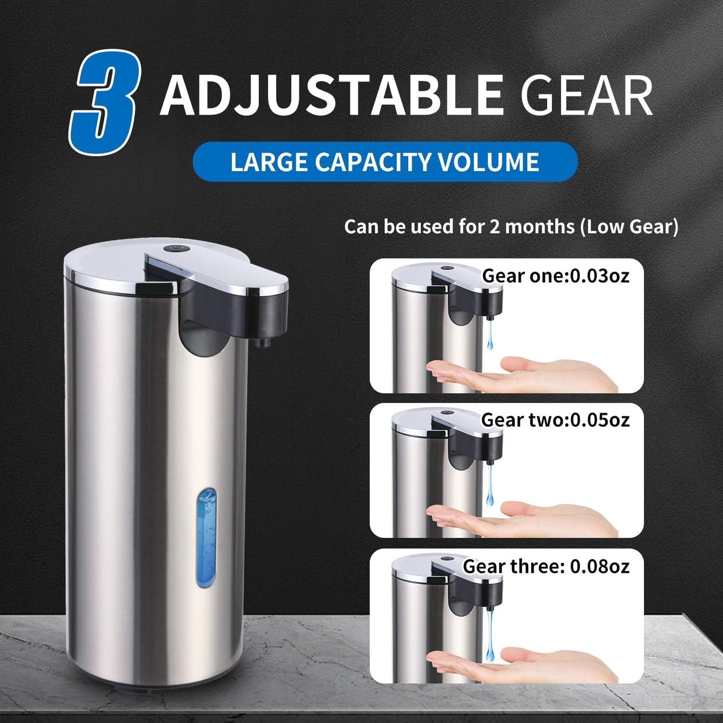 Touchless Smart Soap Dispenser - 0.25s Instant Sensor & Eco-Friendly Design