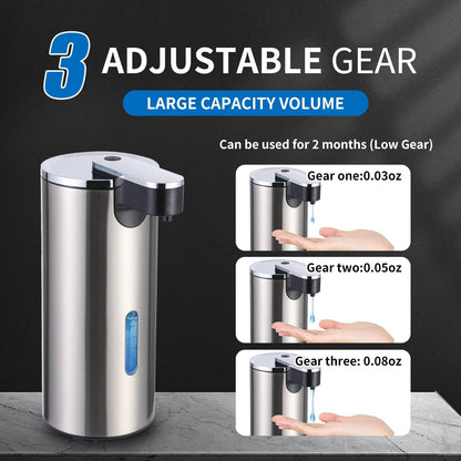 Touchless Smart Soap Dispenser - 0.25s Instant Sensor & Eco-Friendly Design