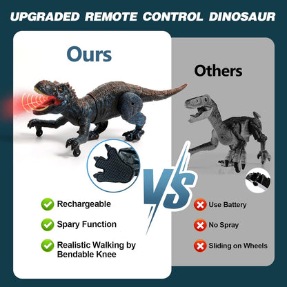 The Ultimate Remote-Control Dinosaur: Light Up the Wild with Epic Flame Spray
