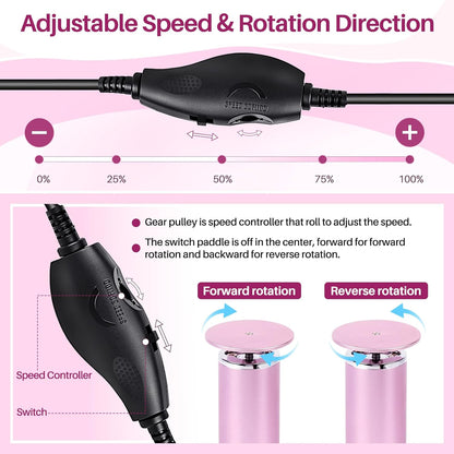 Electric Foot File - Professional Salon-Grade Pedicure at Home