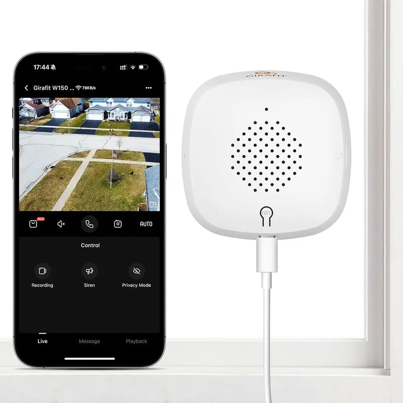 2K Dual-Band WiFi Window Security Camera with ChromaMax Al Full Color Night Vision