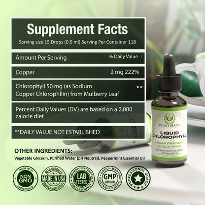 Feel Fresher Daily With Liquid Chlorophyll Drops