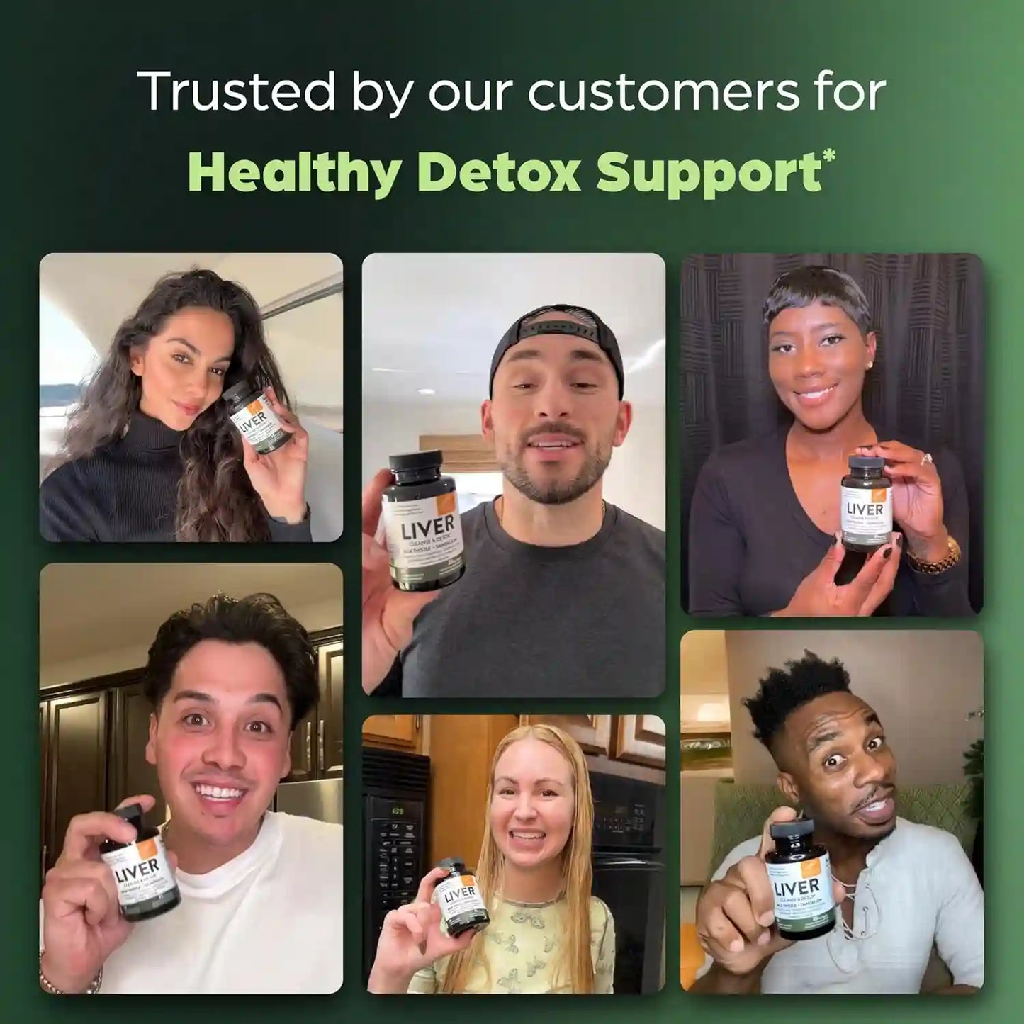 Liver Cleanse Detox Capsules - 11-in-1 Natural Liver Detox
