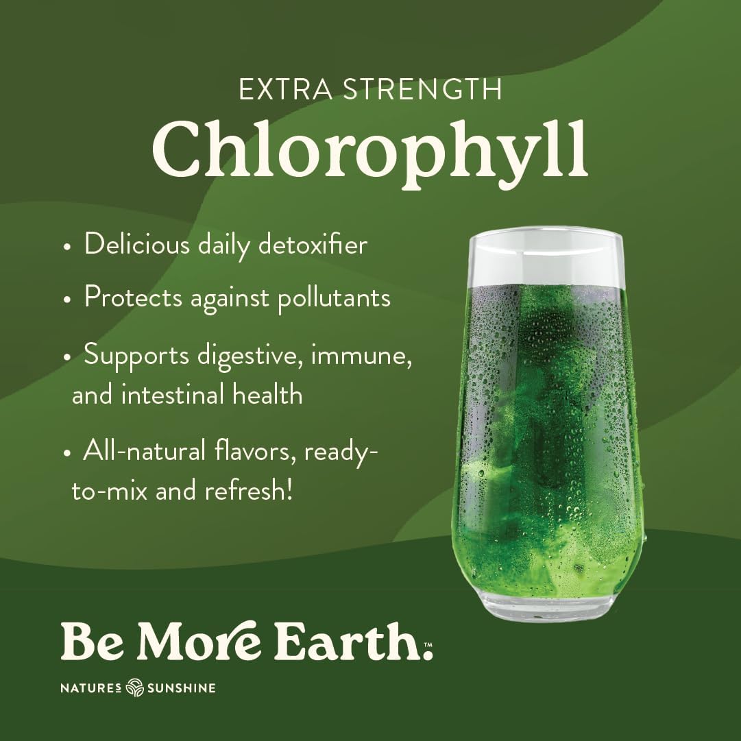 Extra Strength Chlorophyll Lime Twist Stick Packs for Daily Detox Support