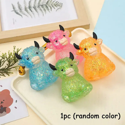 8-Piece Mystery Squishy Box: Super Stretch Sensory Malt Sugar Fidget Toys