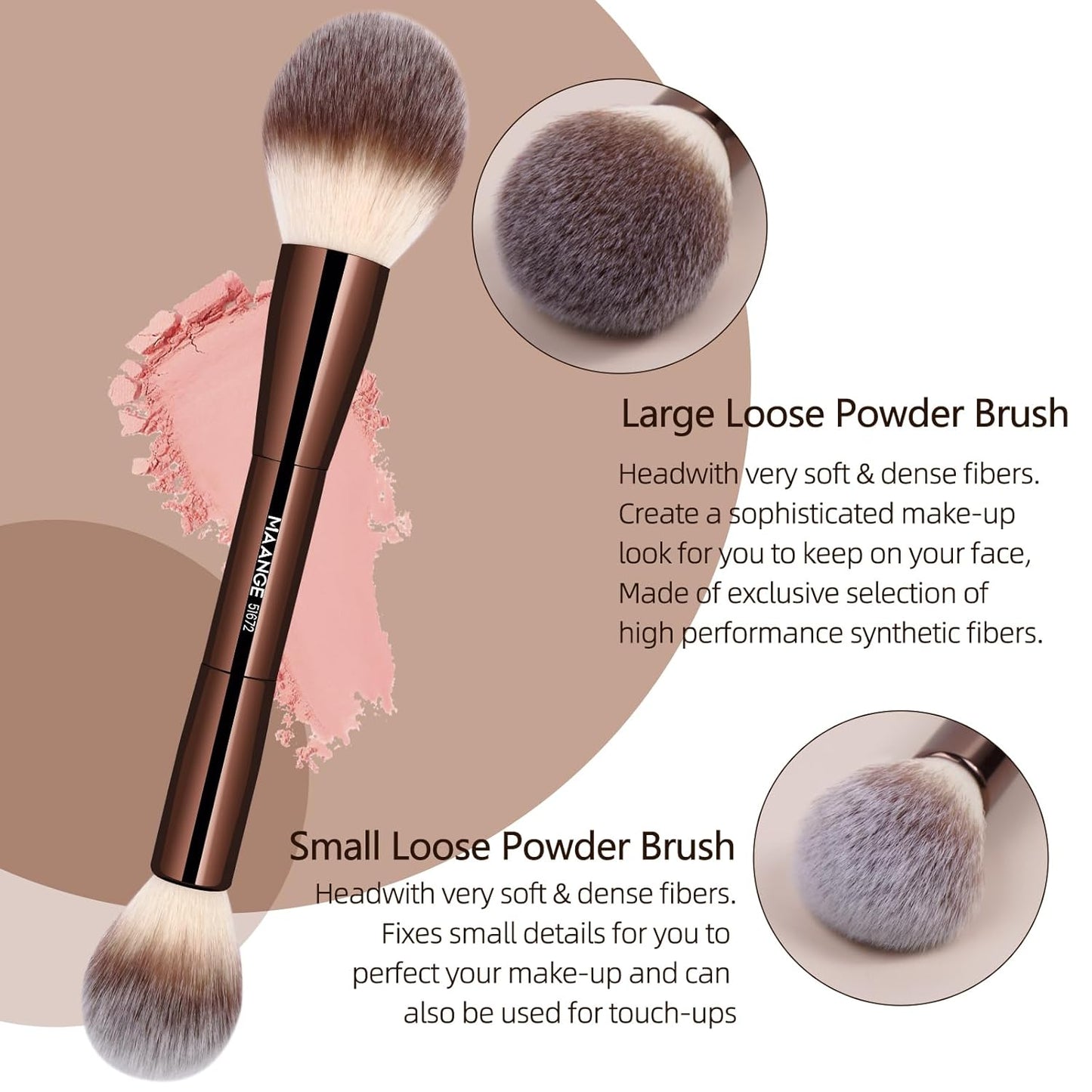 Pro-Blend Dual-Ended Multi-Functional Makeup Brush