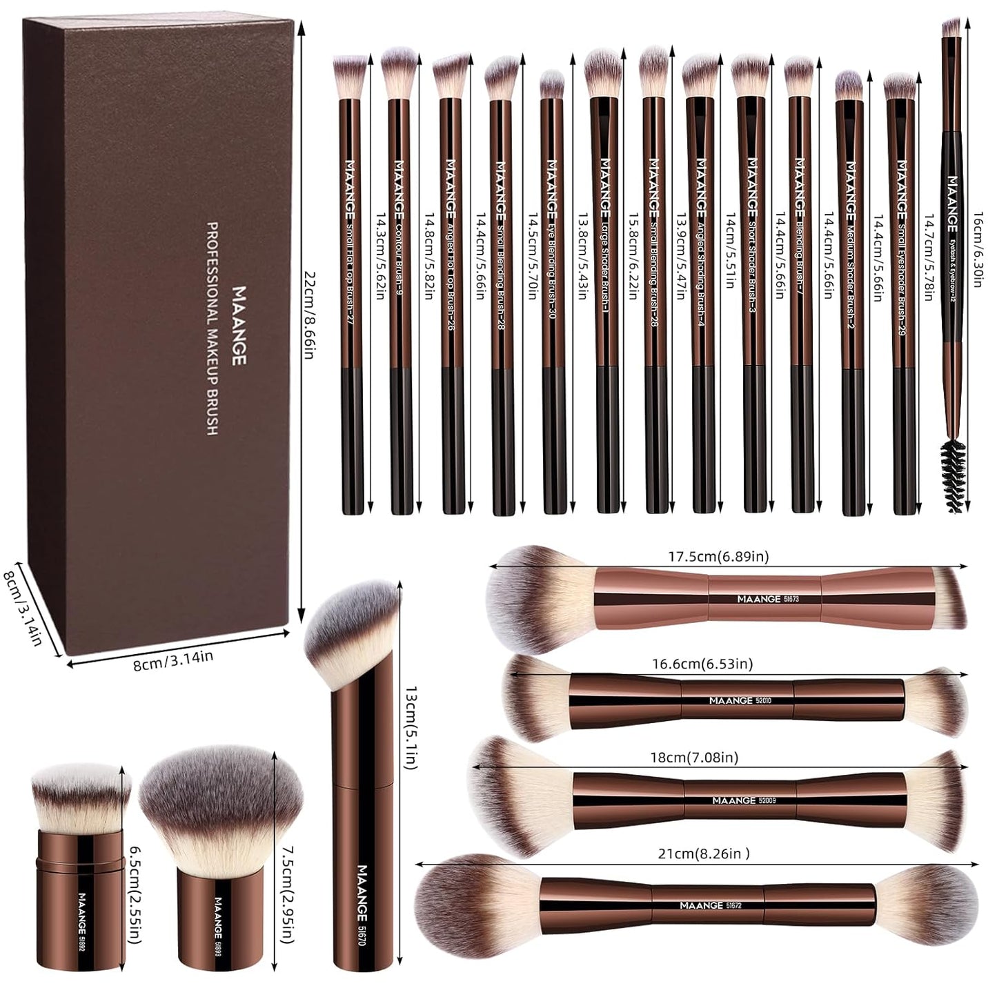 Pro-Blend Dual-Ended Multi-Functional Makeup Brush